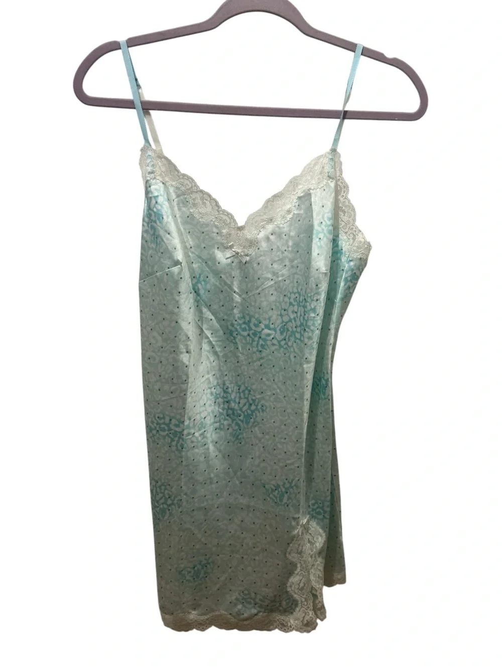Victoria Secret “ I Do” satin chemise slip dress Size Medium